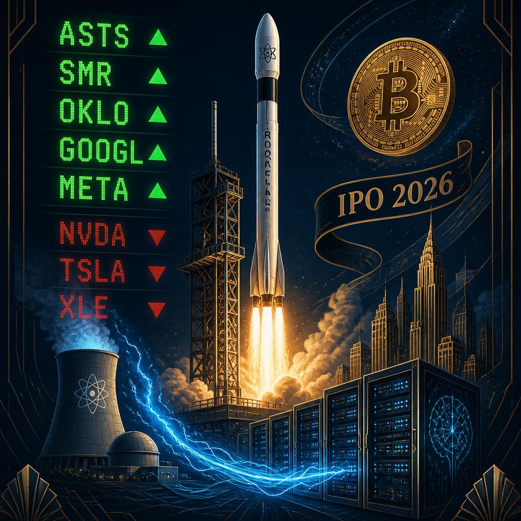 The Next Big Trades — Space 2.0, Nuclear For AI, The Oil Unwind Phase Two, And The Liquidity Events That Reset The Tape