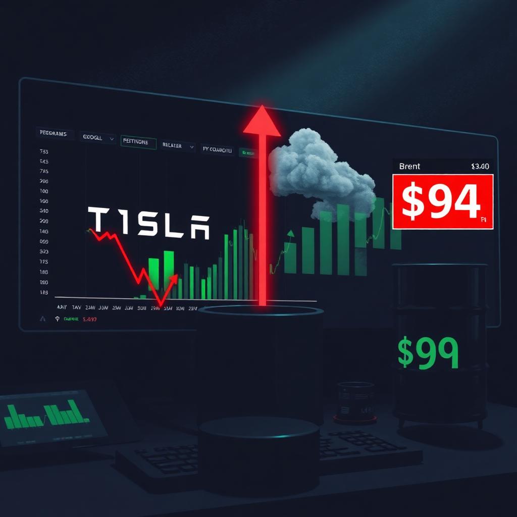 Google Prints, Tesla Slips, Oil Won't Quit — The AI Capex Arms Race Is The Only Trade That Matters